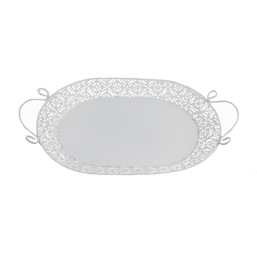 Dekoračný kovový podnos K3844/2