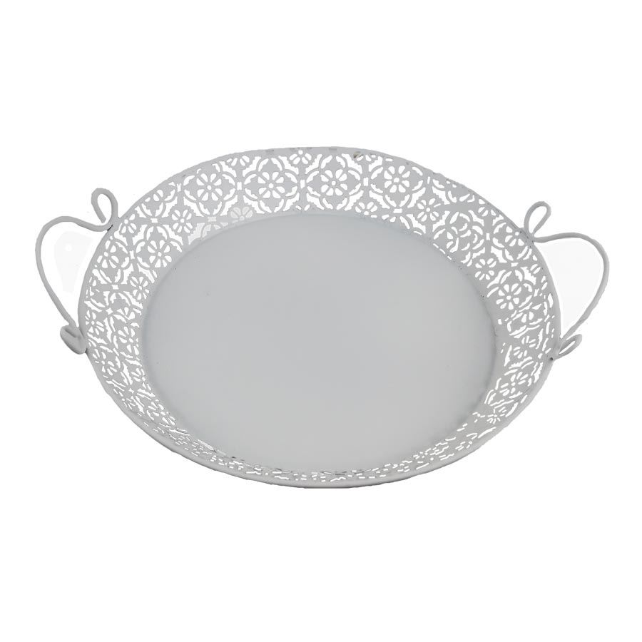 Dekoračný kovový podnos K3845/2