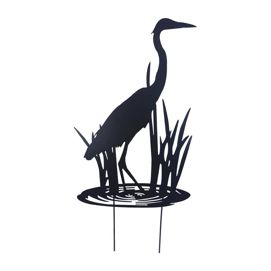 Dekorácia zápich žeriav K4249-19