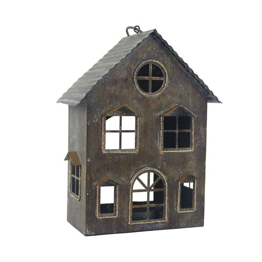 Dekoračný svietnik domček K4408