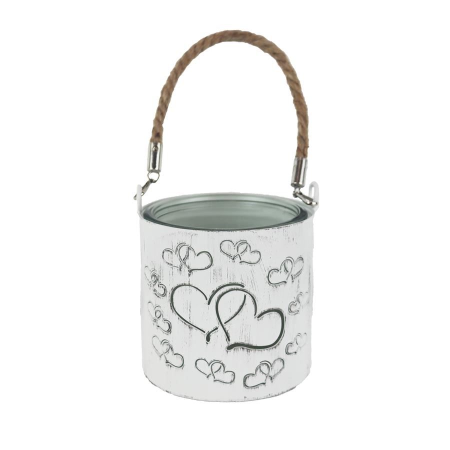 Svietnik na jednu sviečku srdca K4448/1