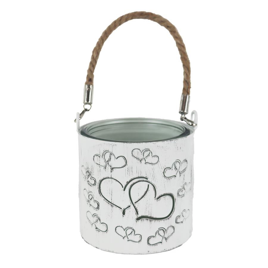 Svietnik na jednu sviečku srdca K4448/2