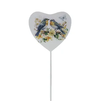 Plechový zápich srdca K4605