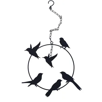 Dekorácia na zavesenie s vtáčikmi K4630