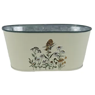 Kvetináč plechový ovál K4682/2