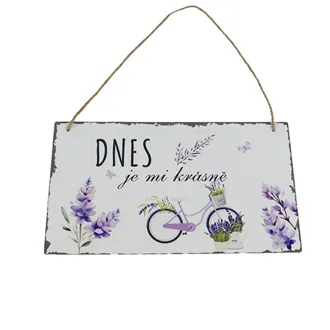 Dekoračná ceduľka levandule K4724