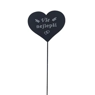 Zápich srdce s nápisom K4752