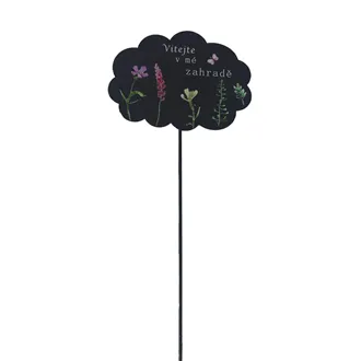 Dekoračný zápich tabuľka s nápisom K4754