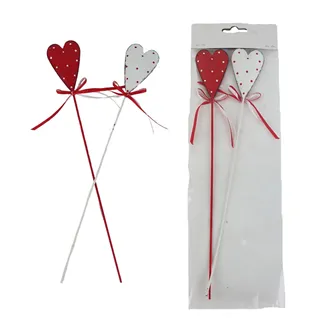 Zápich srdce, 2 ks K4763