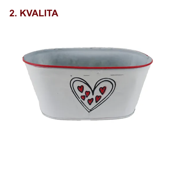 Kvetináč kovový ovál K7069