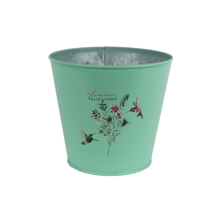 Plechový kvetináč K7072/2