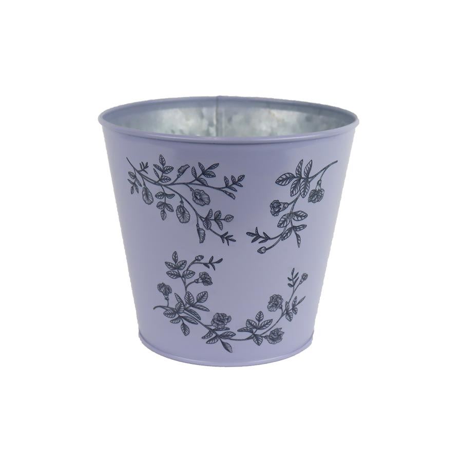 Plechový kvetináč K7076/2