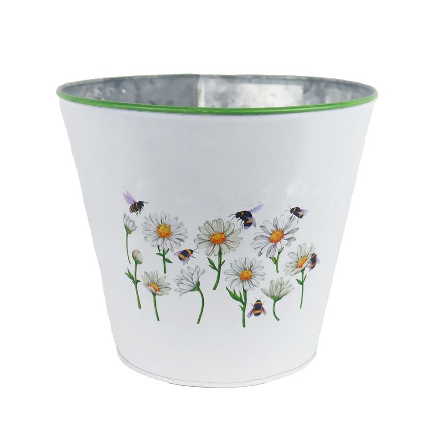 Plechový kvetináč K7081/4