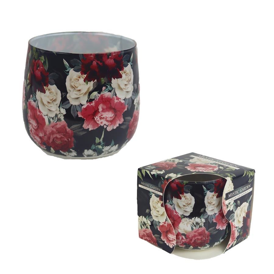 Sviečka v skle s fóliou MYSTIC GARDEN, 100g G