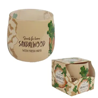 Sviečka vonná v skle SANDALWOOD 100g G