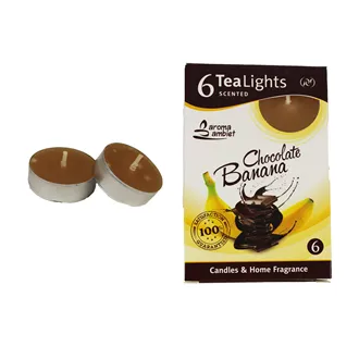 Sviečka čajová CHOCOLATE BANANA 6ks MSC-TL1007