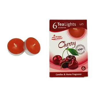 Sviečka čajová CHERRY 6ks MSC-TL1008