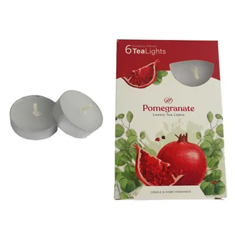 Sviečka čajová POMEGRANATE 6ks