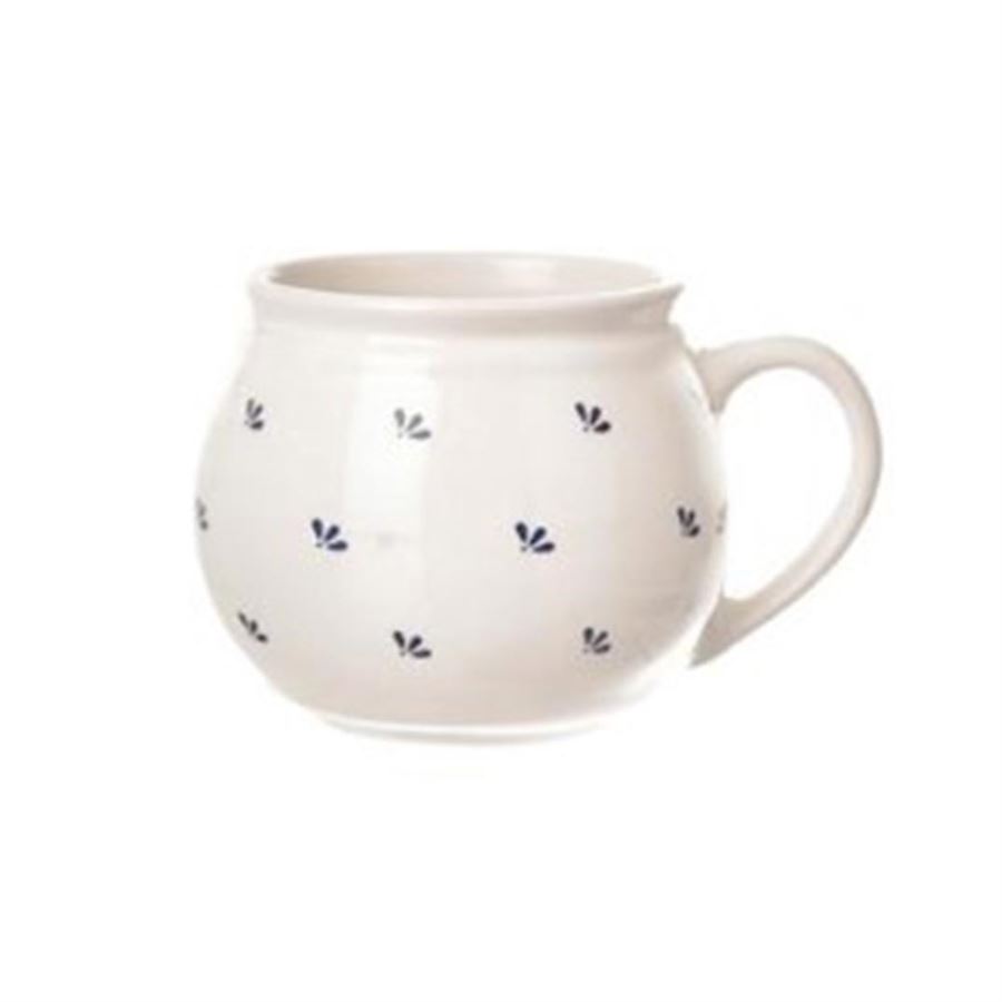 Hrnček krajáč - modro-biela O0250