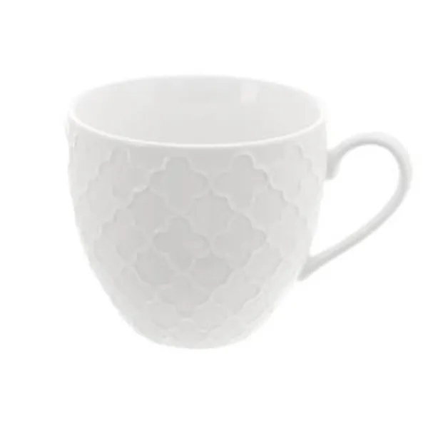 Hrnček porcelánový WHITELINE 0,25 l, 6 ks O0282