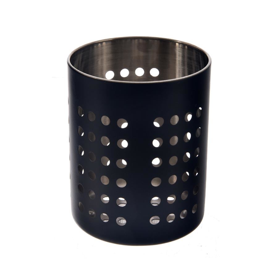 Stojan na príbory nerez BLACK O0356