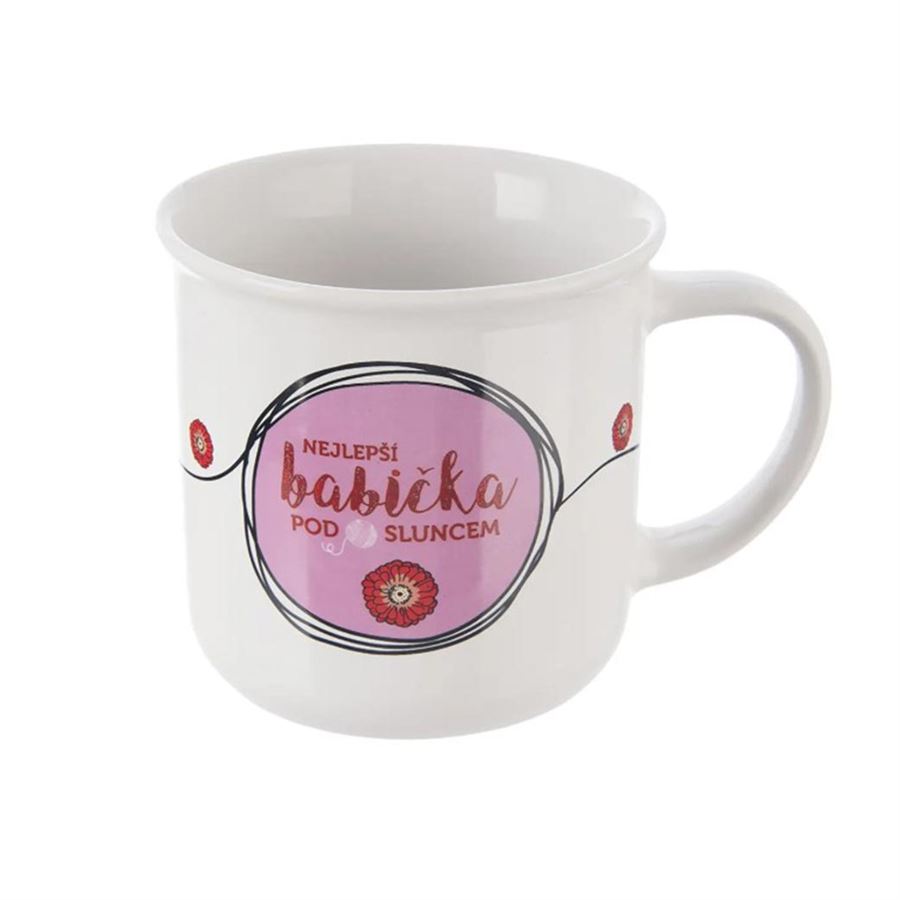 Hrnček porc. NAJLEPŠIA BABIČKA 0,34 l SK O0550