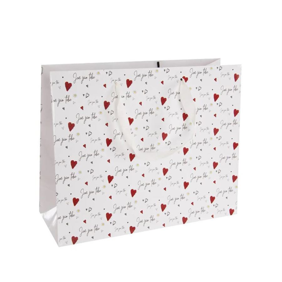 Taška papier darčeková Len pre teba 32x12x26 cm SK O0554