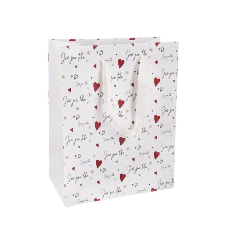 Taška papier darčeková Len pre teba 18x10x23 cm SK O0555