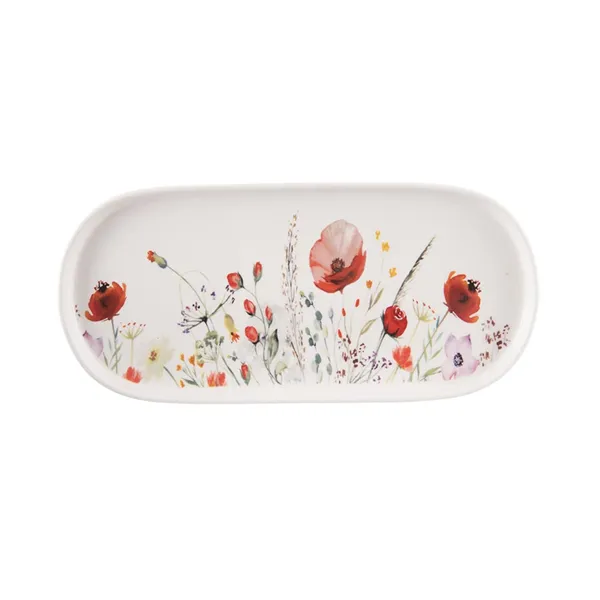 Tácka servírovací porcelánová MAK 25x12 cm O0556