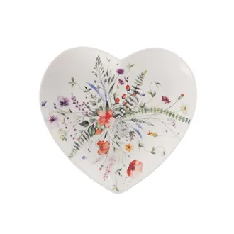 Tanier porcelánový dezertný MAK srdce 17,5x17 cm O0558