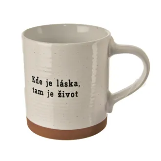 Keramický hrnček Kde je láska O0572