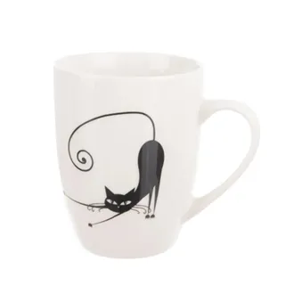Porcelánový hrnček mačka 370 ml O0573