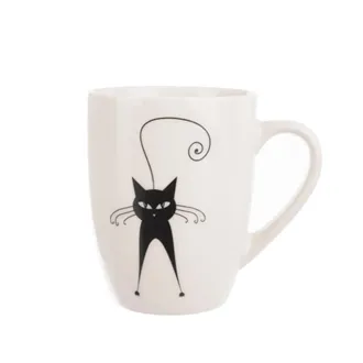 Porcelánový hrnček mačka 370 ml O0575
