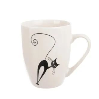 Porcelánový hrnček mačka 370 ml O0576