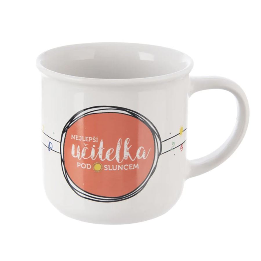 Porcelánový hrnček NEJLEPŠÍ UČITELKA 0,34 l O0581