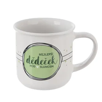 Porcelánový hrnček NEJLEPŠÍ DĚDEČEK 0,34 l O0584