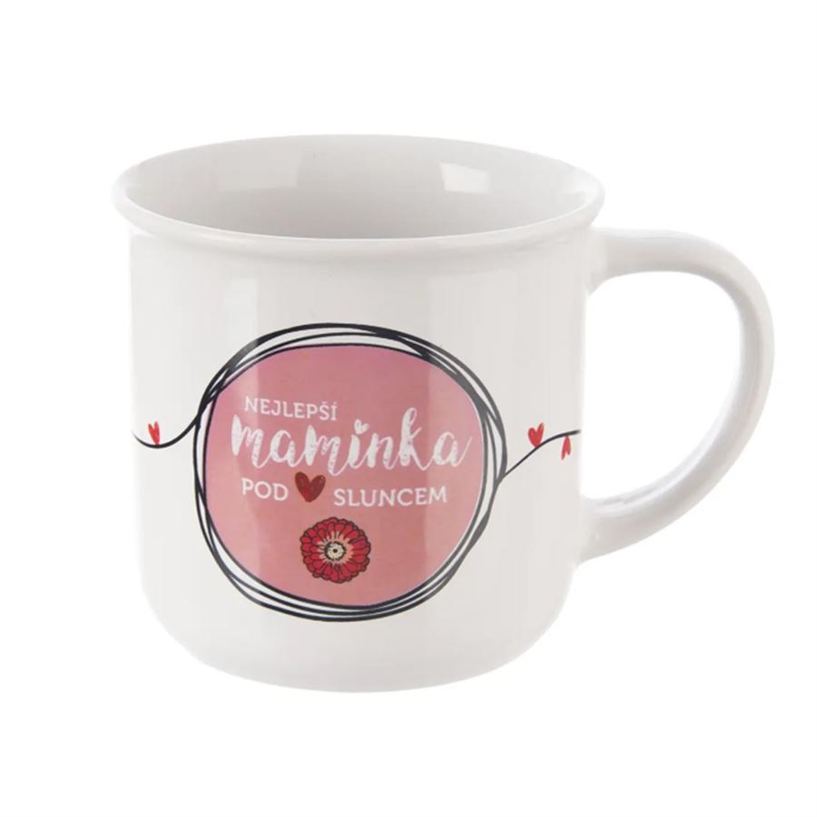 Porcelánový hrnček NEJLEPŠÍ MAMINKA 0,34 l O0585