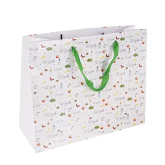Taška papier darčeková Od Ježiška 32x12x26 cm