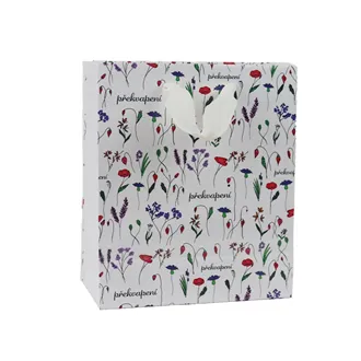 Taška papier darčeková Prekvapenie 18x10x23 cm