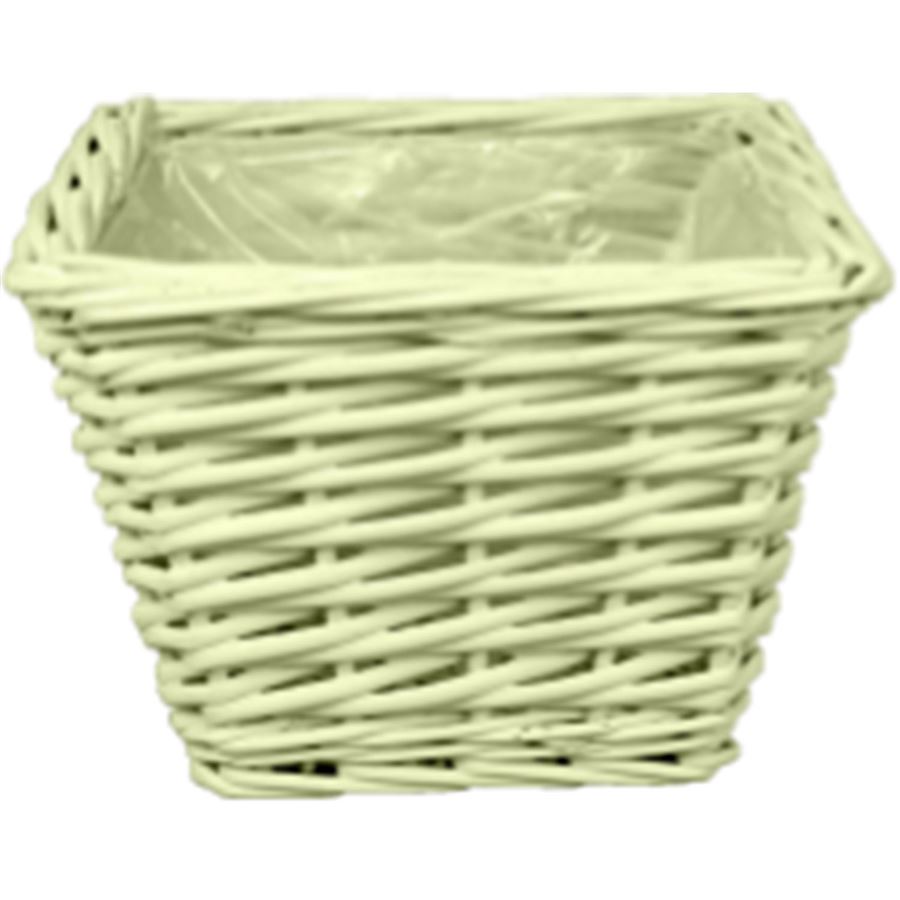 Kvetináč, žltý 23 x 23 cm P0015-02