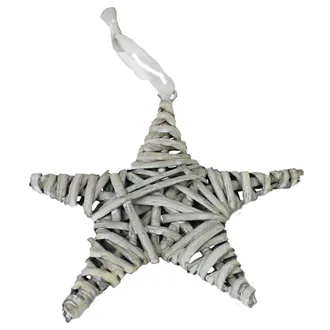Hviezda 25 cm sivá P0113-21