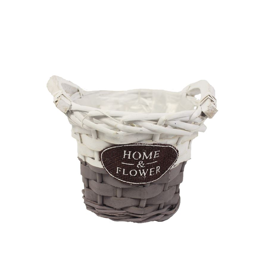 Obal bielo-hnedý pr. 15cm P0550/1