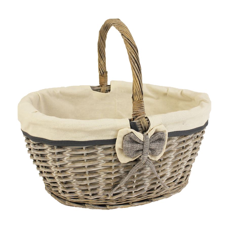 Košík sivý velký P0807/V