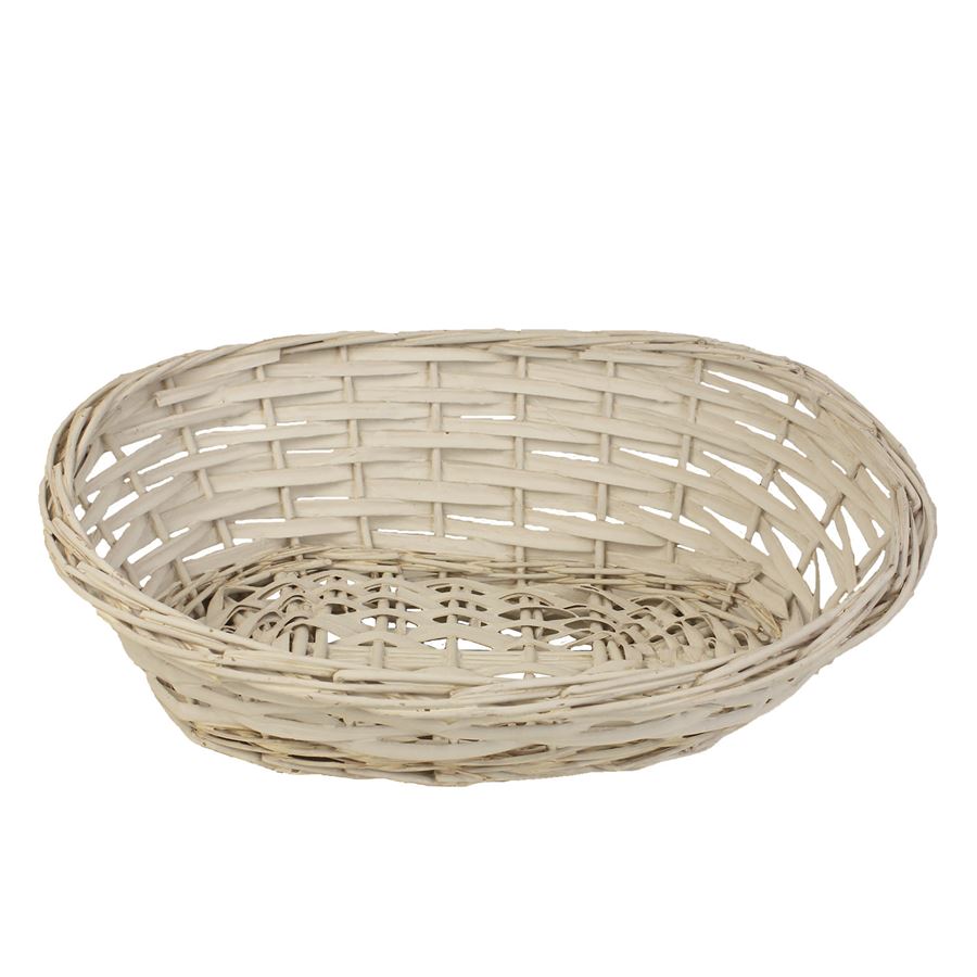 Miska oválná bílá P1019/B