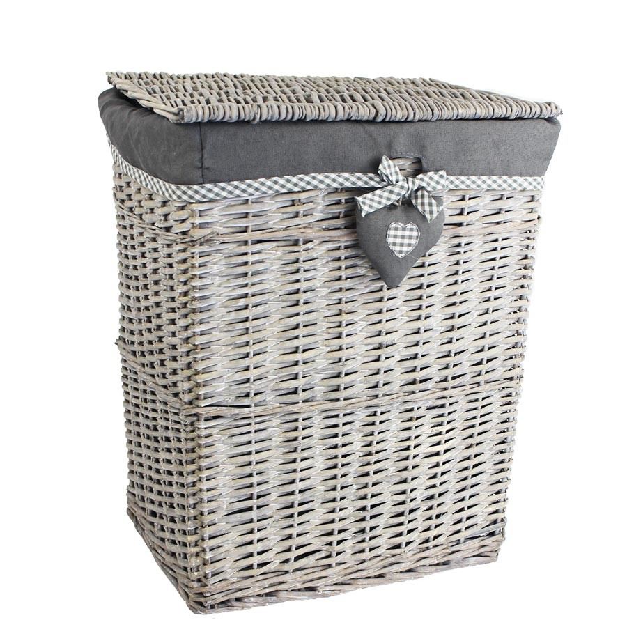 Kôš na bielizeň sivý P1375
