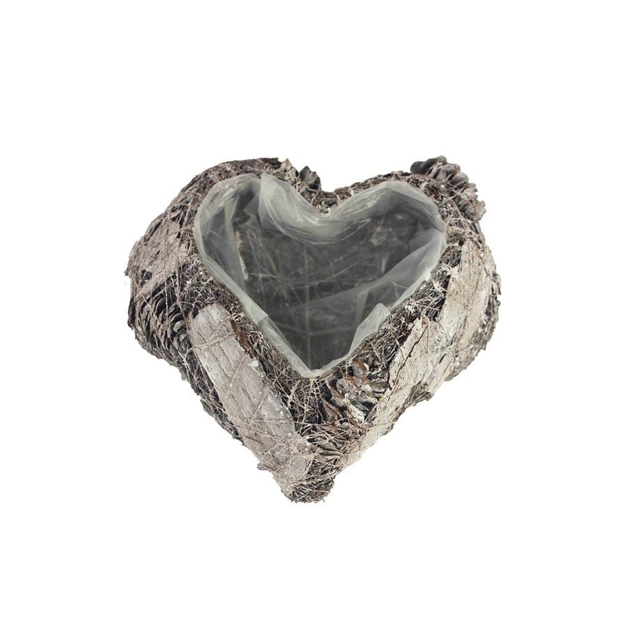 Dekorácia na vysádzanie - srdce P1431/1