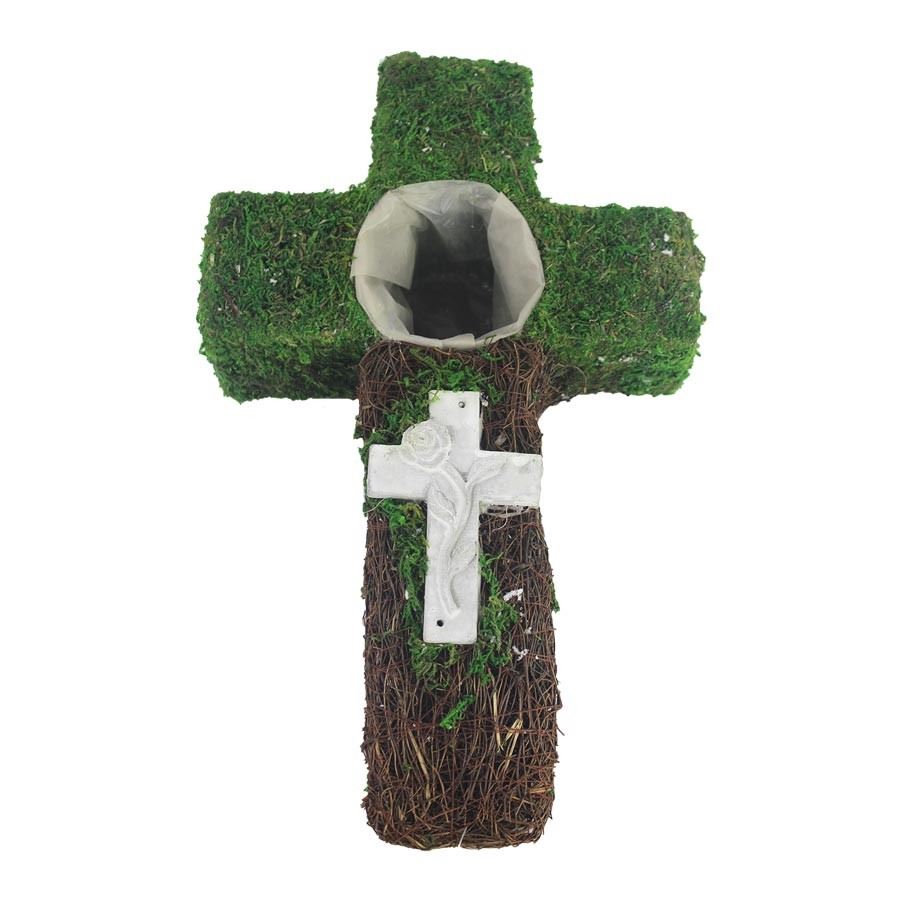 Dekorácia na vysádzanie - kríž P1460