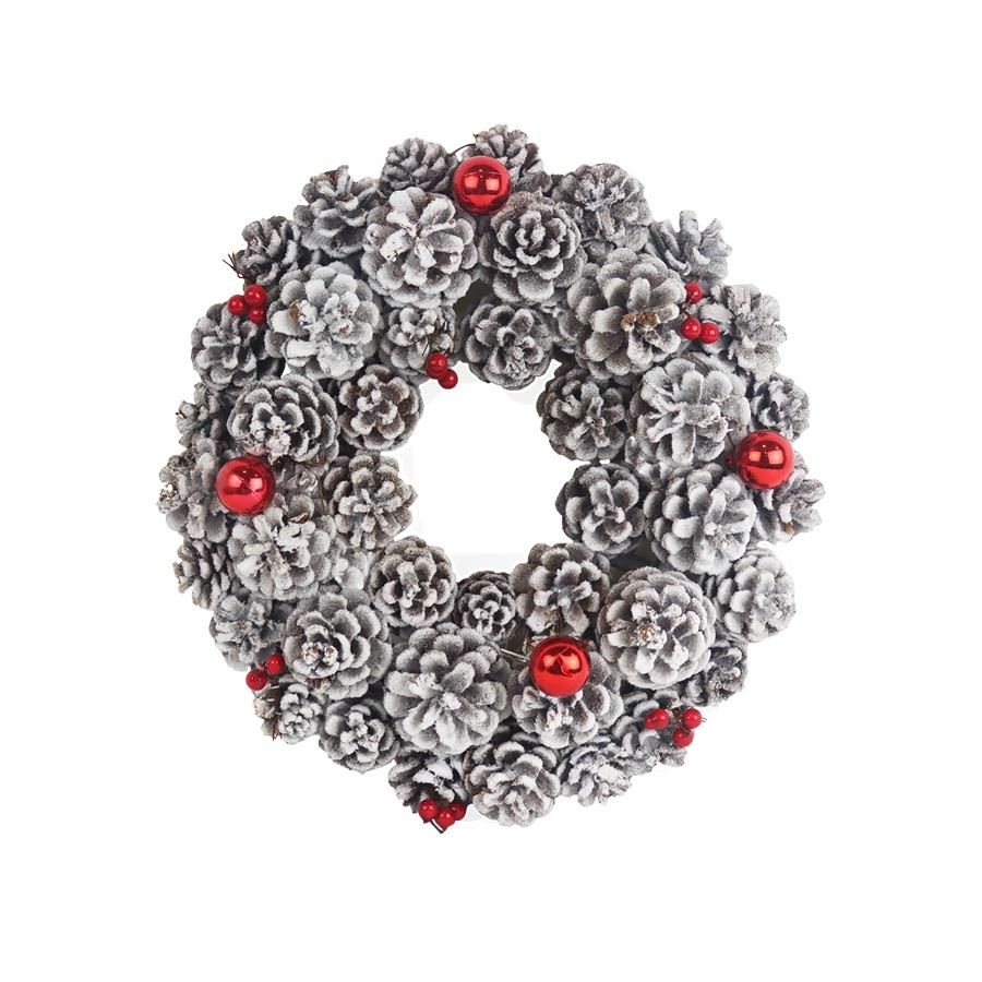 Dekoračný veniec z šišiek P1905