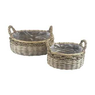 Obal na vysadenie s plastom, 2 ks P2253