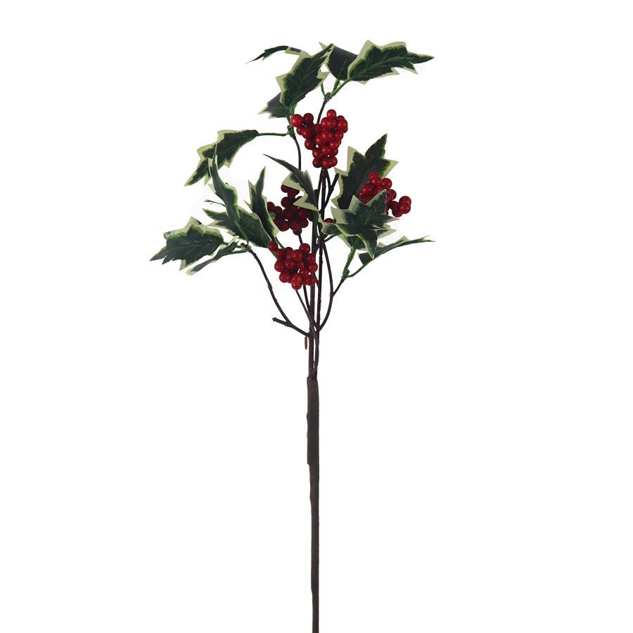 Dekoračná vetvička s bobuľami P2319